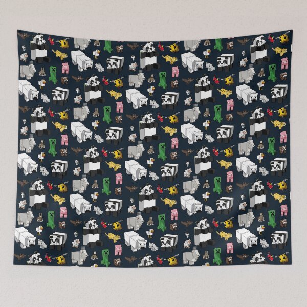 Item preview, Pixel Block Animals Pattern  designed and sold by hammote.