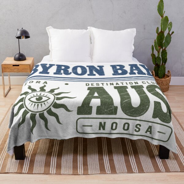 Item preview, Byron Bay Noosa Aus Vintage Flight Destination Club Eora Sun Eye Retro Surf designed and sold by Yellowriversss.