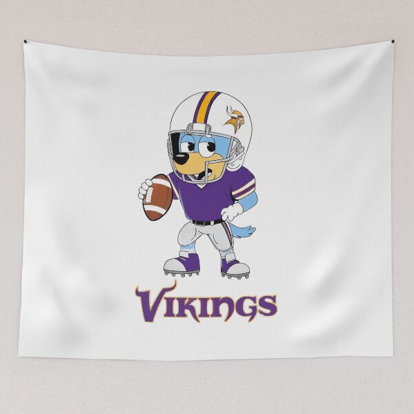 Artikelvorschau, Vikings Hunde-Spieler-Football entworfen und verkauft von rebelmaon.