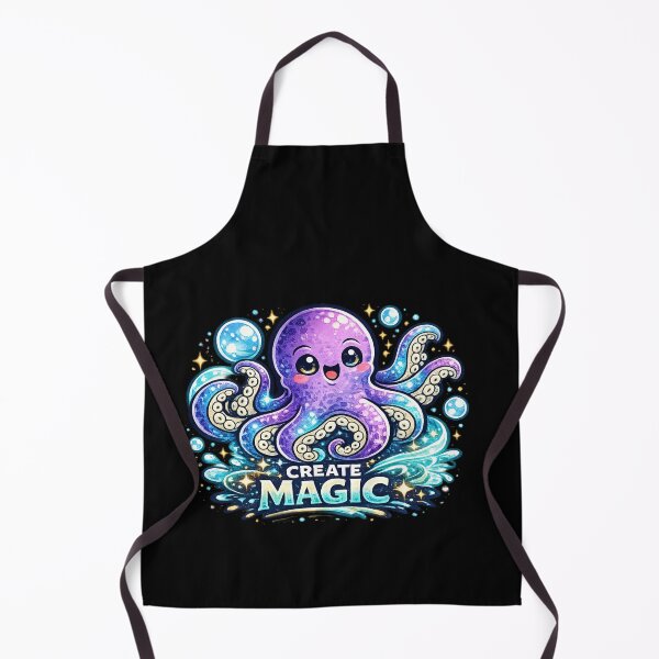 Item preview, Create Magic – Cute Magical Octopus Design designed and sold by ArtisticHeart21.