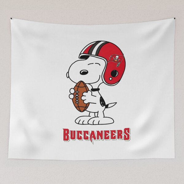 Item preview, Snoopy Football Helmet Buccaneers  designed and sold by rebelmaon.