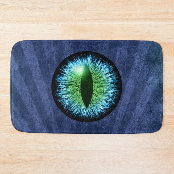 Item preview, Green Cats Eye Creepy Dark Watcher Art designed and sold by Ghoul Enterprises.