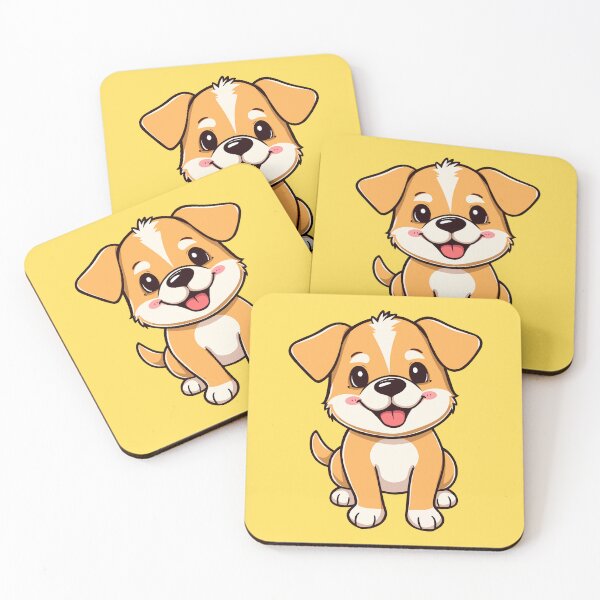 Item preview, Cute Happy Puppy Cartoon Dog Kawaii Pet Lover Funny Animal Design designed and sold by PRFashions.