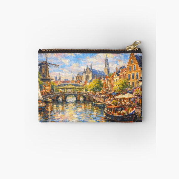 Item preview, A painting of Leiden, the Netherlands – A Beautiful place in Europe. designed and sold by GalleryKauffeld.