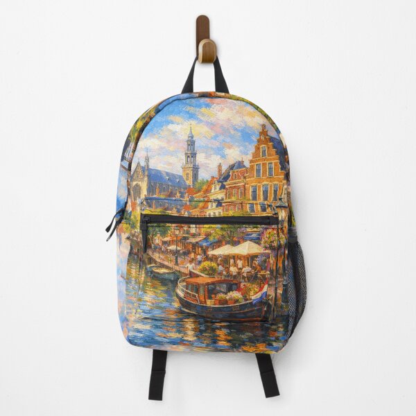Item preview, A painting of Leiden, the Netherlands – A Beautiful place in Europe. designed and sold by GalleryKauffeld.