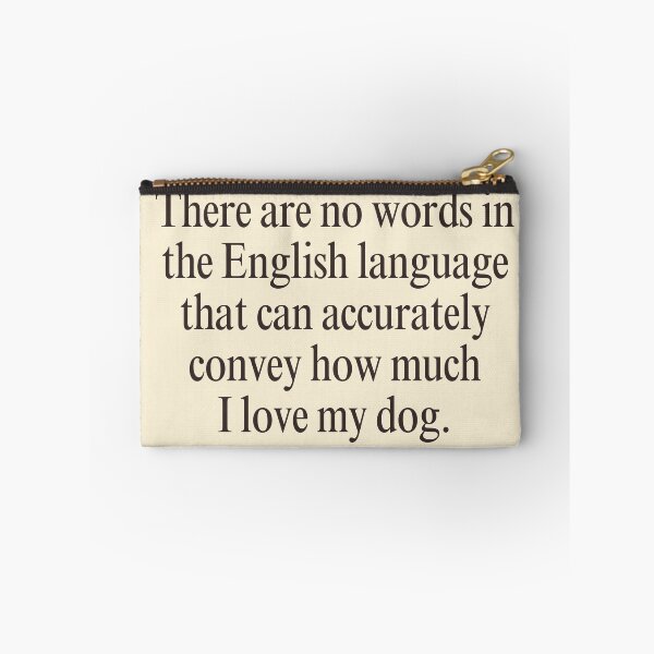Item preview, Dog Love Quote Typography Print designed and sold by WaggingTailsCo.