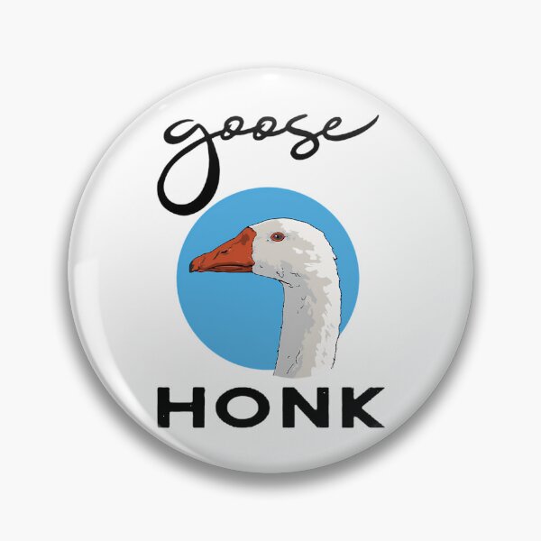Item preview, White Goose Blue Circle Portrait designed and sold by picopy.