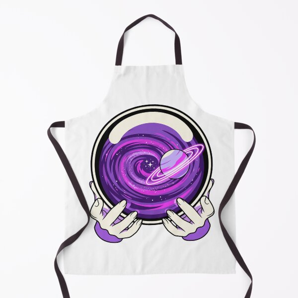 Item preview, Celestial Crystal Ball Galaxy Saturn Divination Witchy Hands Aesthetic designed and sold by mood-draftsman.