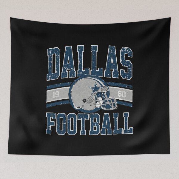 Item preview, Dallas Football Distressed Helmet Retro Graphic designed and sold by AdamRiver41019.