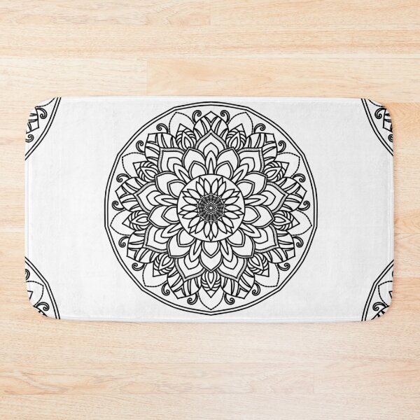 Item preview, Sunflower Mandala Line Art designed and sold by ArtBySaMandala.