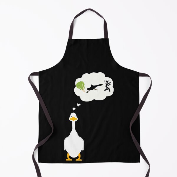 Item preview, White Goose Thinking Of Chasing Humans designed and sold by picopy.