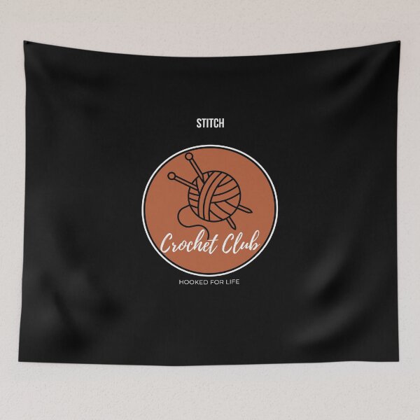 Item preview, Stitch Crochet Club, Hooked for Life Gift designed and sold by Zyvora-merch.