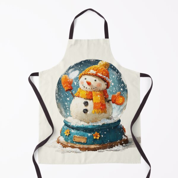 Item preview, Impasto Painted Winter Snowman Snow Globe Art designed and sold by colorful-white.