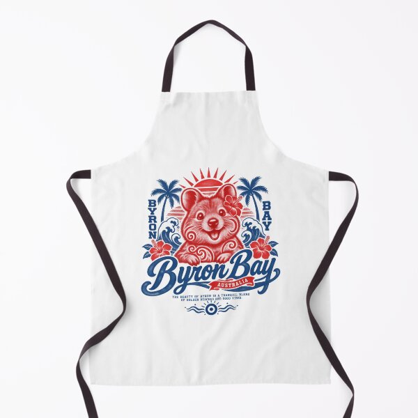 Item preview, Byron Bay Australia Cute Quokka Retro Surf Hibiscus Sunset Beach designed and sold by Yellowriversss.