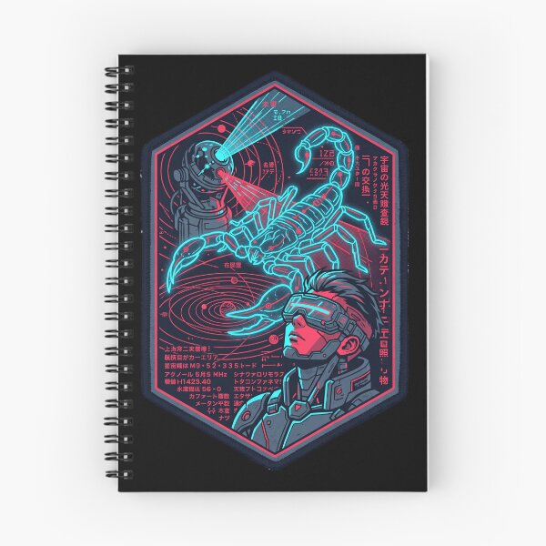 Item preview, Cyberpunk Scorpio Zodiac Neon Hologram Techwear Anime Astronaut Aesthetic designed and sold by mood-draftsman.