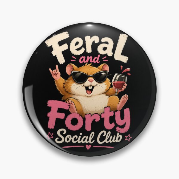 Item preview, Feral and Forty Social Club  designed and sold by TheEndDesign.