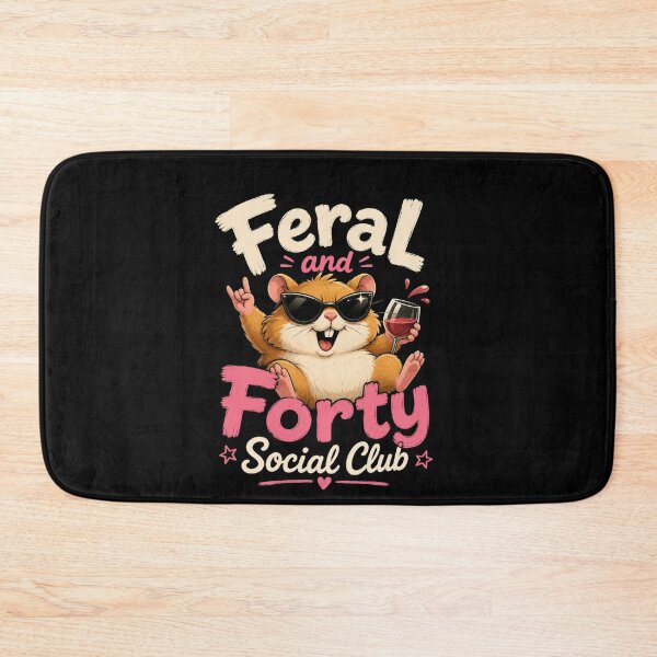 Item preview, Feral and Forty Social Club  designed and sold by TheEndDesign.