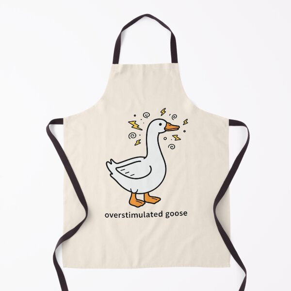 Item preview, Overstimulated Goose Funny Cartoon designed and sold by Blinkwater Designs.