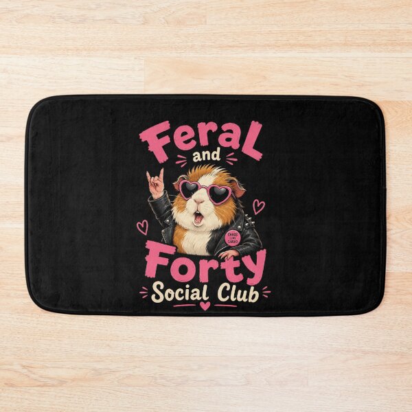 Item preview, Feral and Forty Social Club  designed and sold by TheEndDesign.