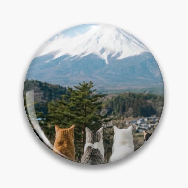 Item preview, Cats Admiring Mount Fuji designed and sold by Komatoya.