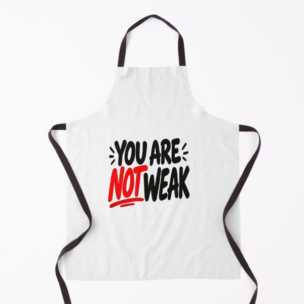 Item preview, You Are Not Weak Motivational Quote | Strong Mindset Inspirational Typography designed and sold by Lovestickerco.