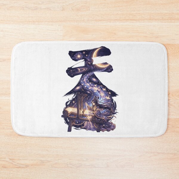 Item preview, Orihime Weaver Goddess Japanese Kanji Tanabata Galaxy Stars Aesthetic designed and sold by mood-draftsman.