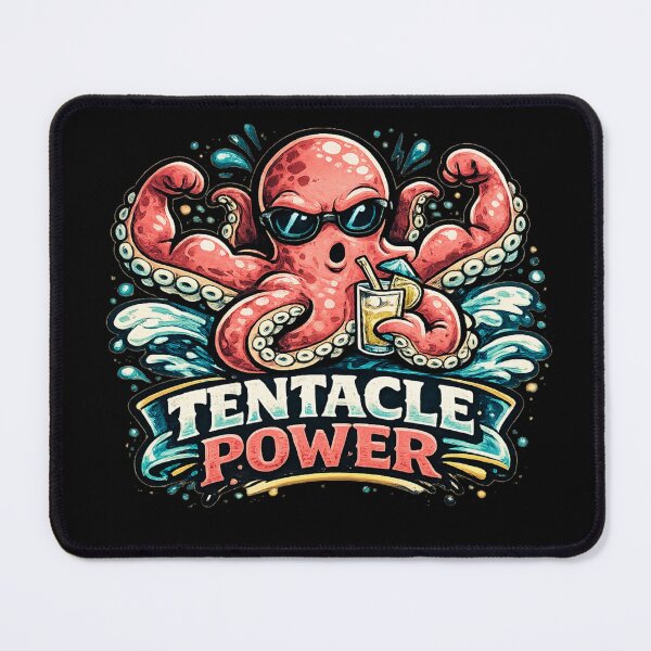 Item preview, Tentacle Power – Strong Octopus Ocean Design designed and sold by ArtisticHeart21.