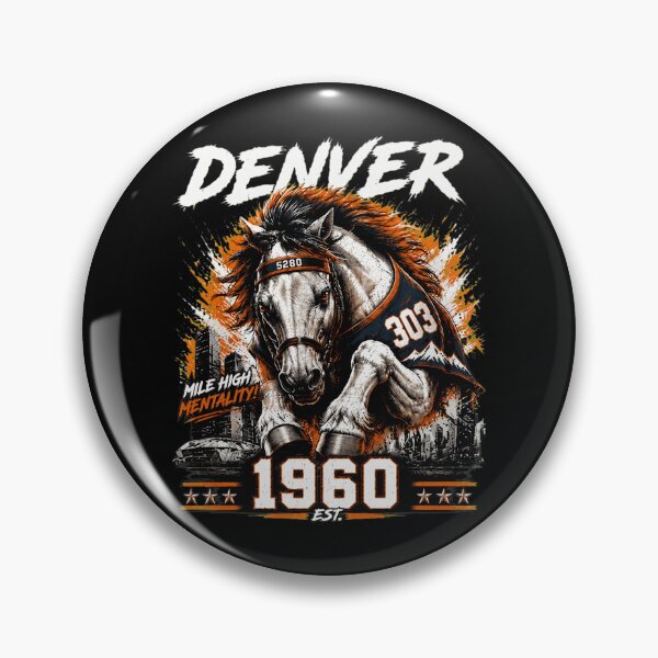 Item preview, Denver Horse Mile High Mentality 1960 Graphic designed and sold by AdamRiver41019.