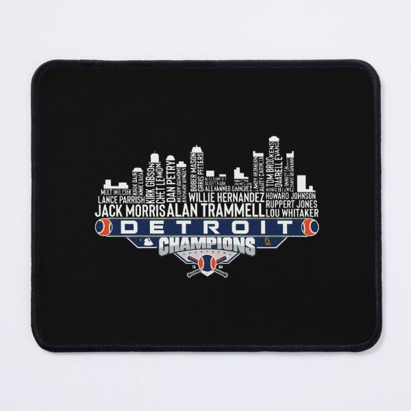 Item preview, Detroit Champions Skyline Player Names Baseball Graphic designed and sold by Print Art Design Studio LLC.