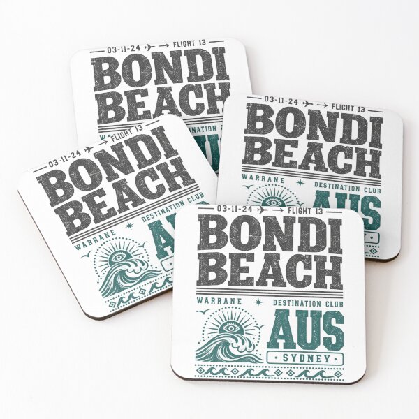 Item preview, Bondi Beach Sydney Vintage Flight Destination Club Warrane Aus Retro Surf designed and sold by Yellowriversss.