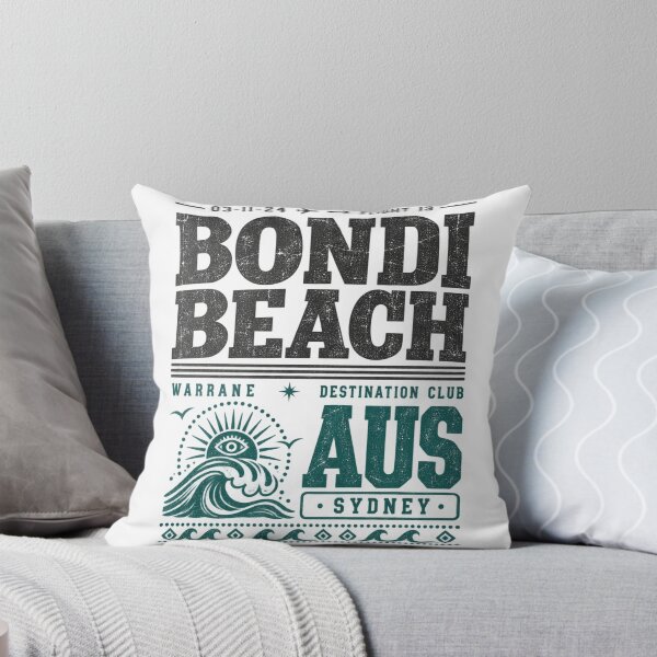 Item preview, Bondi Beach Sydney Vintage Flight Destination Club Warrane Aus Retro Surf designed and sold by Yellowriversss.