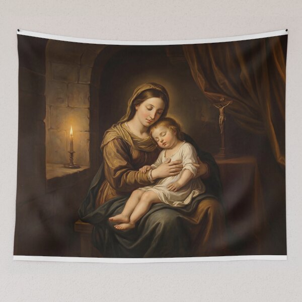Item preview, Renaissance Mother and Child – Sacred Love designed and sold by ArtAmbience.