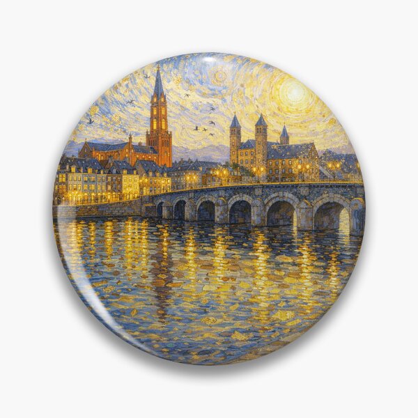 Item preview, A painting of Maastricht, the Netherlands – A Beautiful city in Europe. designed and sold by GalleryKauffeld.