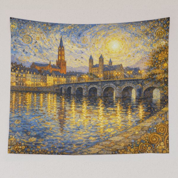 Item preview, A painting of Maastricht, the Netherlands – A Beautiful city in Europe. designed and sold by GalleryKauffeld.
