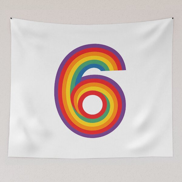Item preview, Number 6 designed and sold by nimmitrends.