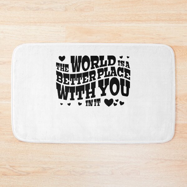Item preview, World Is Better Place With You World Mental Health designed and sold by ShirTomDesigns.