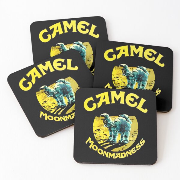 Item preview, Astronaut Camel Standing On Alien Planet Surface With Yellow Header designed and sold by Anas2627.