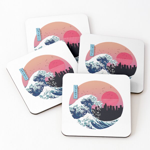 Item preview, Charlotte Kanagawa Wave Retro designed and sold by tyahj-cardwell.