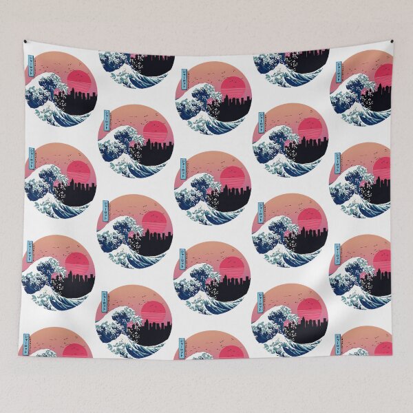 Item preview, Charlotte Kanagawa Wave Retro designed and sold by tyahj-cardwell.