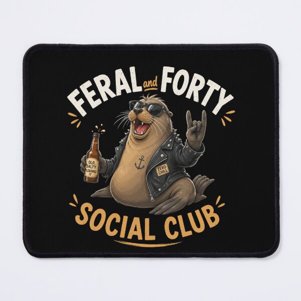 Item preview, Feral and Forty Social Club designed and sold by TheEndDesign.