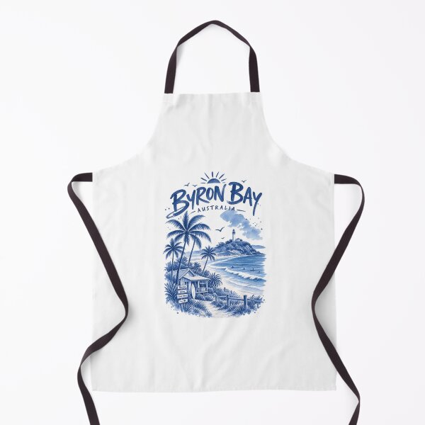 Item preview, Byron Bay Australia Lighthouse Beaches Waves Good Vibes Coastal Surf Retro designed and sold by Yellowriversss.