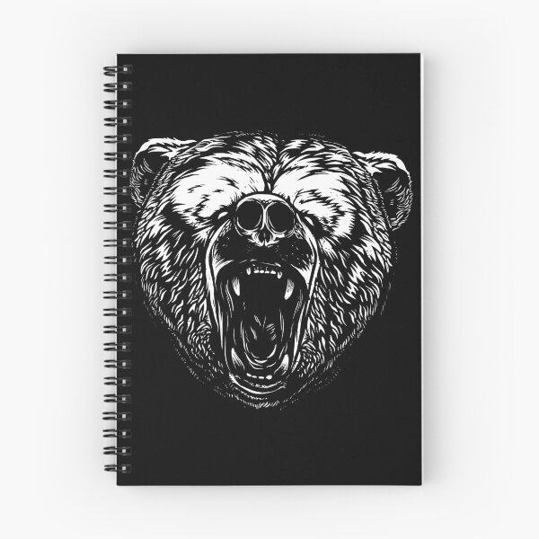 Item preview, Roaring Grizzly Bear Angry Beast Mode Wildlife Art designed and sold by Hilal-Studio.