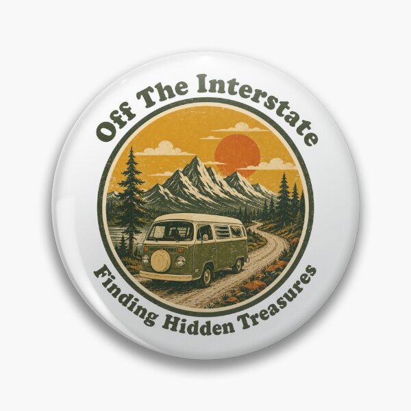 Item preview, Vintage Off The Interstate Retro Road Trip Aesthetic Graphic T-shirt designed and sold by BeardWave.