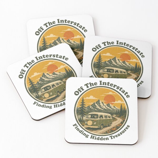 Item preview, Vintage Off The Interstate Retro Road Trip Aesthetic Graphic T-shirt designed and sold by BeardWave.
