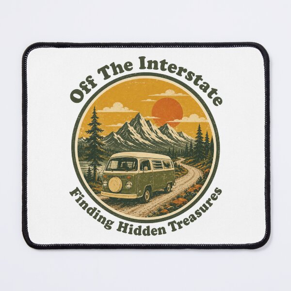 Item preview, Vintage Off The Interstate Retro Road Trip Aesthetic Graphic T-shirt designed and sold by BeardWave.