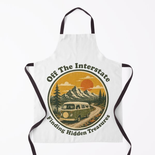 Item preview, Vintage Off The Interstate Retro Road Trip Aesthetic Graphic T-shirt designed and sold by BeardWave.