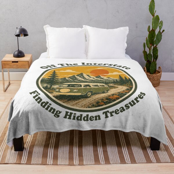 Item preview, Vintage Off The Interstate Retro Road Trip Aesthetic Graphic T-shirt designed and sold by BeardWave.