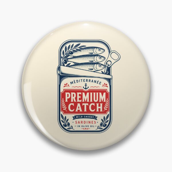 Item preview, Sardine-Core Coastal Grandmother — Mediterranean Seafood Graphic designed and sold by KAYJAY DESIGNS.