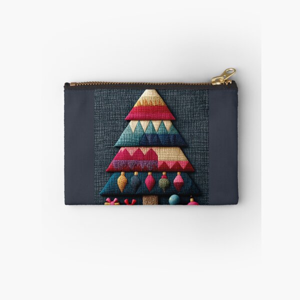 Item preview, Geometric Fabric Style Christmas Tree Art designed and sold by colorful-white.
