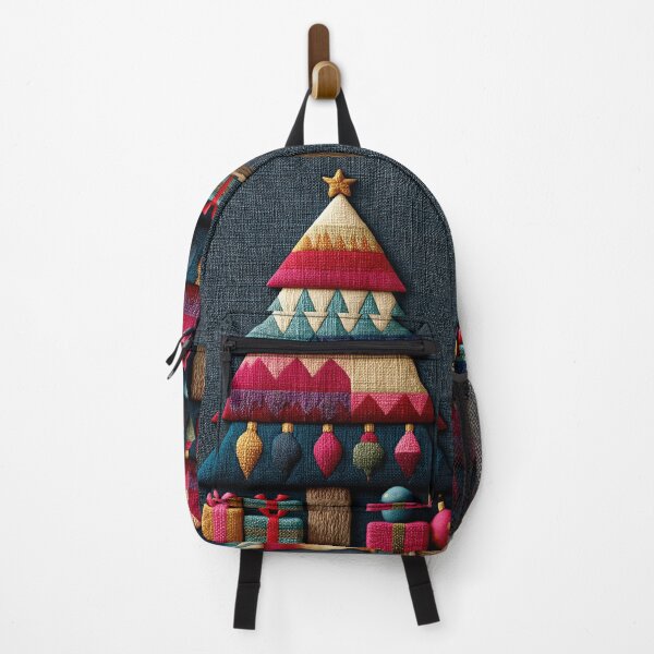 Item preview, Geometric Fabric Style Christmas Tree Art designed and sold by colorful-white.